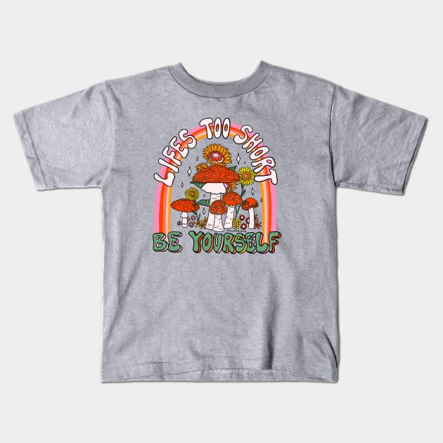 Life Too Short Kids T-Shirt by Doodle by Meg